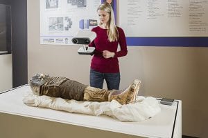 Scanning mummy