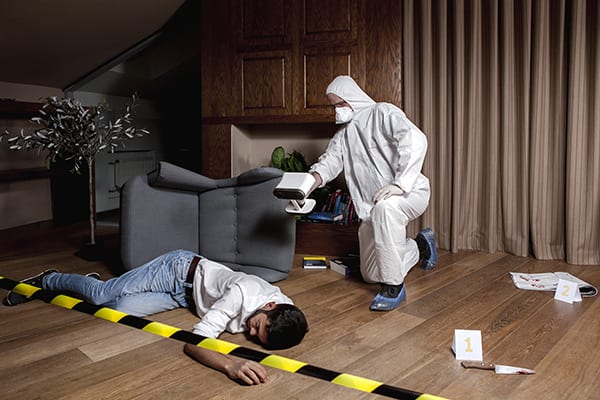 Exact Metrology scanning crime scene