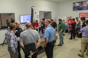 Customers attend Exact Metrology open house