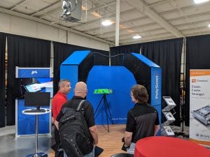 Exact Metrology Open House Displaying Products