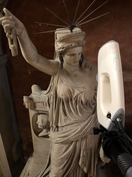 Liberty of Poetry scanned by Artec Eva - 3d scan