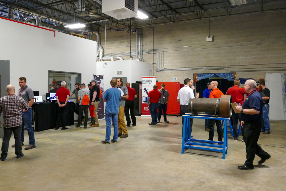 Attendees were able to see many equipment lines demonstrated and interact with Exact technicians