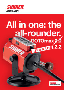 ROTOmax 2.2, a powerful and universal system unit in which the drive and the tool are run separately using a flexible shaft